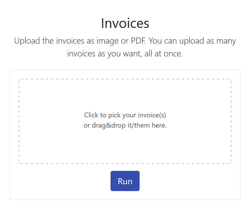 Invoice to Excel